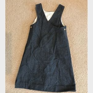 mabo kids herringbone wrap dress